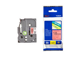 Labeltape Brother P-touch TZe-441 standaard 18mm zwart op rood
