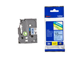 Labeltape Brother P-touch TZe-541 standaard 18mm zwart op blauw
