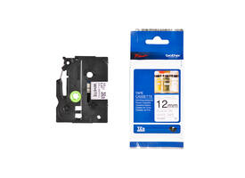 Labeltape Brother P-touch TZe-N231 ongelamineerd 12mm zwart op wit