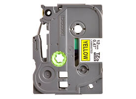Labeltape Brother P-touch TZe-631 standaard 12mm zwart op geel