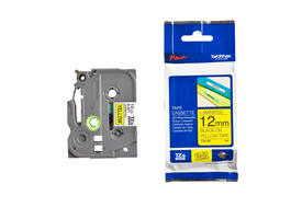 Labeltape Brother P-touch TZe-631 standaard 12mm zwart op geel