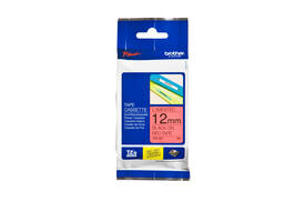 Labeltape Brother P-touch TZe-431 standaard 12mm zwart op rood