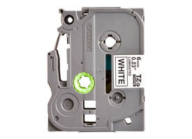 Labeltape Brother P-touch TZe-211 standaard 6mm zwart op wit