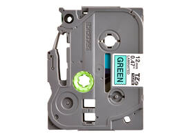 Labeltape Brother P-touch TZe-731 standaard 12mm zwart op groen