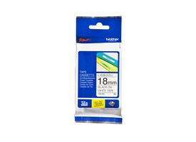 Labeltape Brother P-touch TZe-241 standaard 18mm zwart op wit