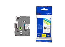 Labeltape Brother P-touch TZe-241 standaard 18mm zwart op wit