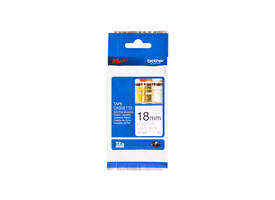 Labeltape Brother P-touch TZe-N241 ongelamineerd 18mm zwart op wit