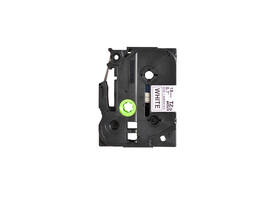 Labeltape Brother P-touch TZe-N241 ongelamineerd 18mm zwart op wit