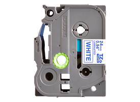 Labeltape Brother P-touch TZe-253 standaard 24mm blauw op wit