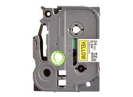 Labeltape Brother P-touch TZe-651 standaard 24mm zwart op geel
