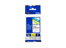Labeltape Brother P-touch TZe-151 standaard 24mm zwart op transparant