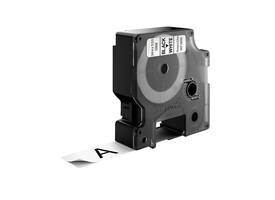 Labeltape Dymo LabelManager D1 nylon 19mm zwart op wit