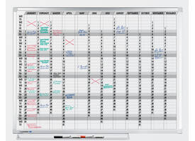 Planbord Legamaster professional jaarplanner hor 90x120cm