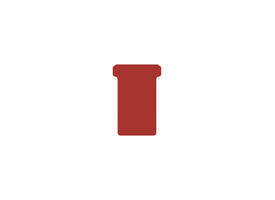 T-kaart Djois formaat 2 48mm rood 100 stuks