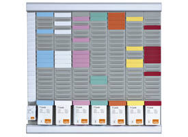 Planbord Nobo kantoorplanning T-kaart nr.2 met 24 sleuven