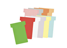 T-kaart Nobo nr.2 48mm rood 100 stuks