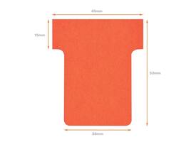 T-kaart  Nobo nr 1.5 36mm rood 100 stuks