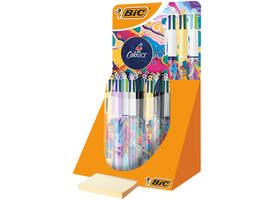 Balpen Bic 4kleuren medium Hydro ass