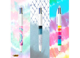 Balpen Bic 4kleuren medium Hydro ass