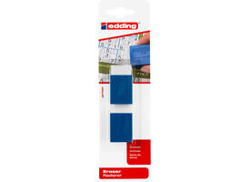 Gum edding R20 met kunststof blauwen houder 2 stuks