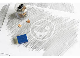Gum edding R20 45x24x10mm met blauwe houder kunststof wit
