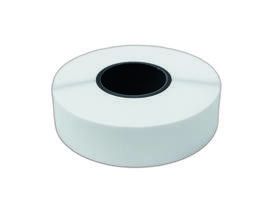 Etiket 25x25mm rond transparant permanent K45, 2000rol