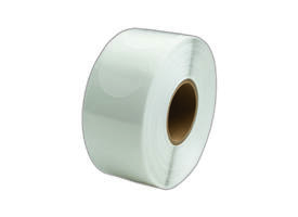 Etiket 35x35mm rond transparant permanent K45, 2000rol