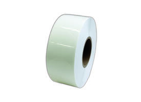 Etiket 50x50mm rond transparant permanent K45, 2000rol