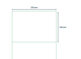 Etiket Rillprint 210x148mm 200st