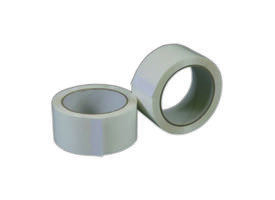 Verpakkingstape 48mmx66m PP acryl wit, 28 micron, low noise