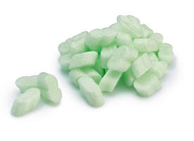 Opvulchips groen 100% gerecycled, afbreekbaar 500ltr