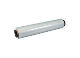 Wikkelfolie plus 450mmx300m 12mu OSC transparant + set plastic dispensers