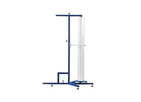 Topveldispenser verticaal blauw