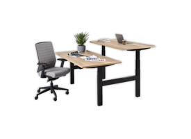 Bureau zit-sta Duo elektrisch 160x80cm 'Business'