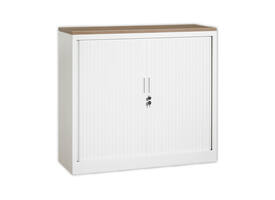 Topblad roldeurkast 120x43cm