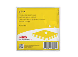 Reinigingsdoekjes Disko voor printers 15x15cm pluisvrij (75)