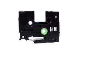Labeltape Quantore TZe-221 9mmx8m zwart op wit