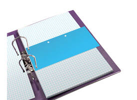 Scheidingsstrook Oxford Duo 240x105mm blauw 60 stuks