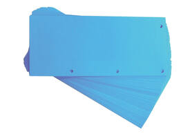 Scheidingsstrook Oxford Duo 240x105mm blauw 60 stuks