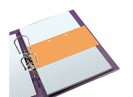 Scheidingsstrook Oxford duo 240x105mm oranje 60 stuks