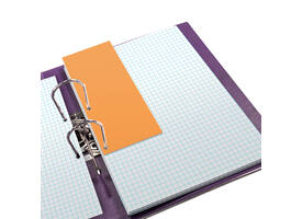 Scheidingsstrook Oxford duo 240x105mm oranje 60 stuks