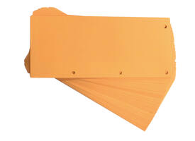 Scheidingsstrook Oxford duo 240x105mm oranje 60 stuks