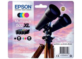 Inktcartridge Epson 502XL T02W6 zwart + 3 kleuren
