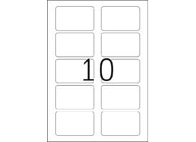 Naambadge etiket HERMA 4514 80x50mm wit 200 stuks