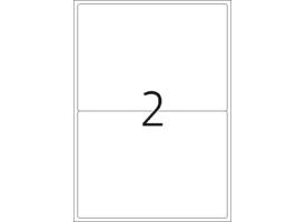 Etiket HERMA 4519 199.6x143.5mm acetaatzijde wit 40 stuks