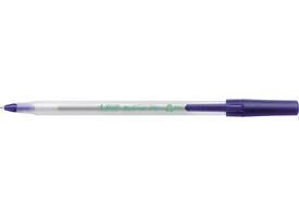 Balpen Bic Ecolutions round stic medium blauw