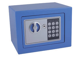 Kluis Pavo mini elektronisch 230x170x170mm blauw