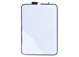 Whiteboard Desq 24x34cm + marker paars profiel