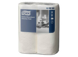 Keukenrol Tork Premium 2-laags 64 vel wit 120269