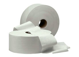 Toiletpapier Cleaninq T1 jumbo groot 2-laags 6x380m wit